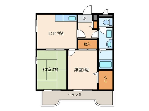 バウ塚口Ⅰの物件間取画像